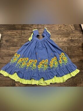 Eleanor Rose "Fields of Gold" Gigi Sunflower dress